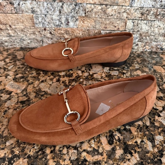 BRUNO MAGLI 
Luna Bit Loafer in Cognac Suede - Picture 4 of 10